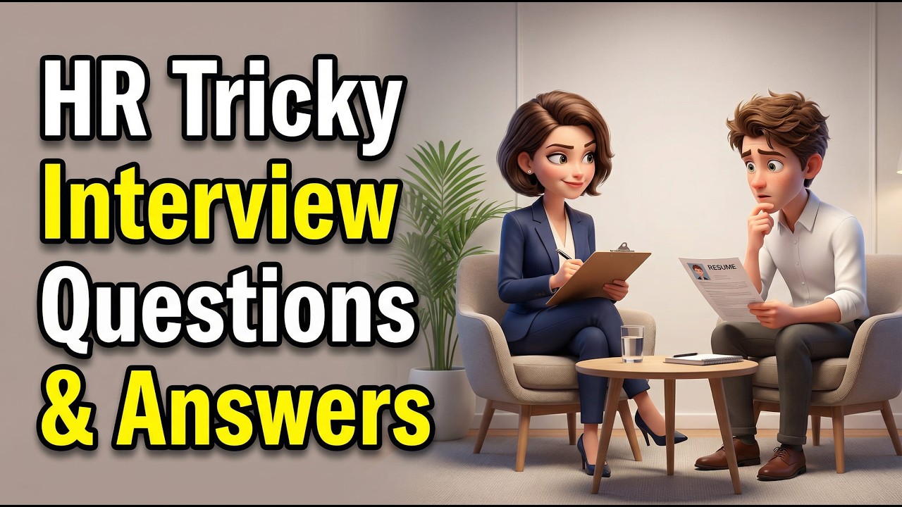 HR Tricky Interview Questions & Answers | Spoken English Practice | Job ...