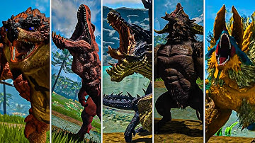 All Monster Hunter Models Roars! | Roblox Monstrous Battlegrounds