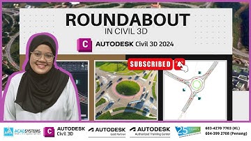 Roundabout in Autodesk Civil 3D