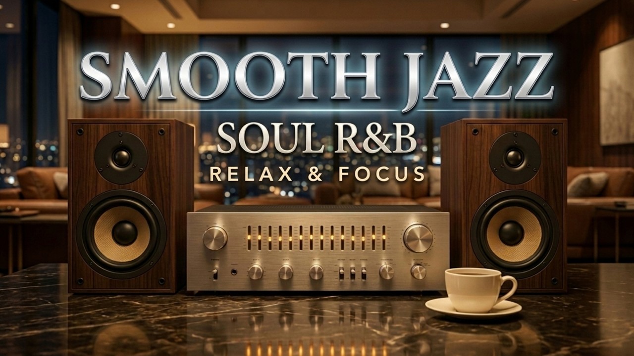 Smooth Jazz & Soul R&B 24/7 – Midnight Jazz Lounge | Relaxing Instrumental Vibes