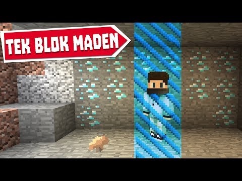 MİNECRAFT ama TEK BLOK ( bölüm 3 )