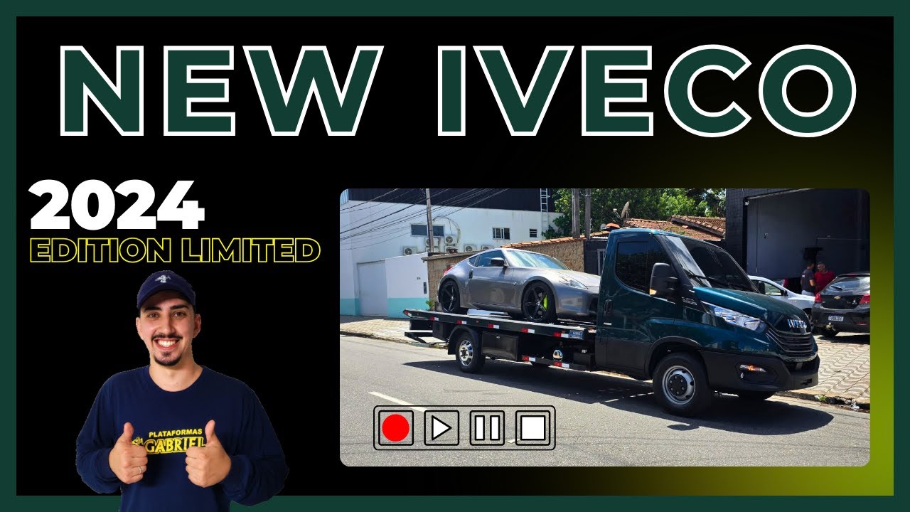 PLATAFORMA PARA GUINCHO IVECO 35 - 160 2024 !!! VERDE METALICA !! LIMITED !!! PLATAFORMA 5,5 M