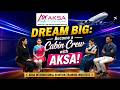 Dream Big: Become a Cabin Crew with AKSA! | AKSA International Aviation Training Institute