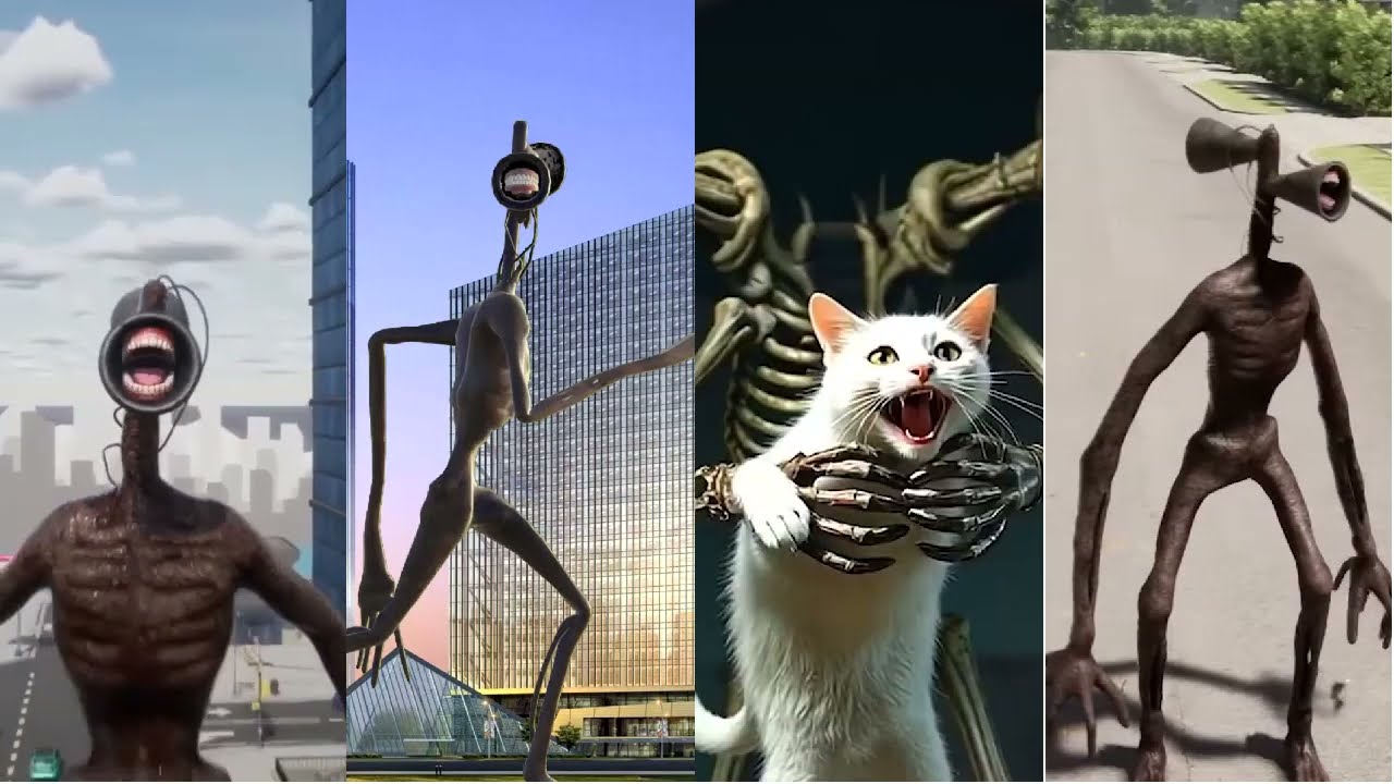 Mix-SIREN HEAD BATTLE Siren Head Coffin Dance Song