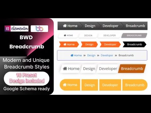 BWD Breadcrumb Addon For Elementor By BestWpDeveloper
