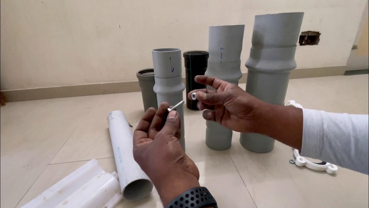 how to repair pvc pipe without cutting what is d joint in pvc pipe