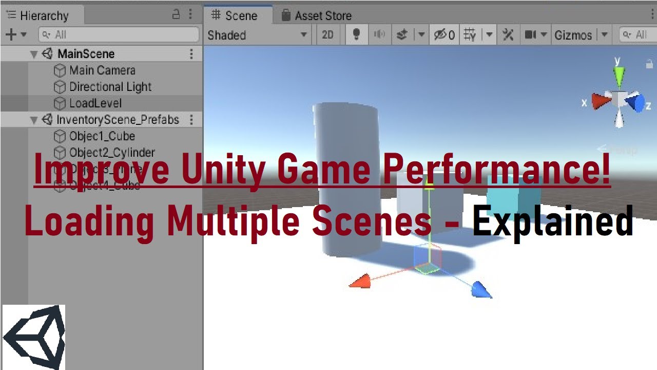 Loading scenes. Как сделать отображение текста при наведении | Unity 3d.