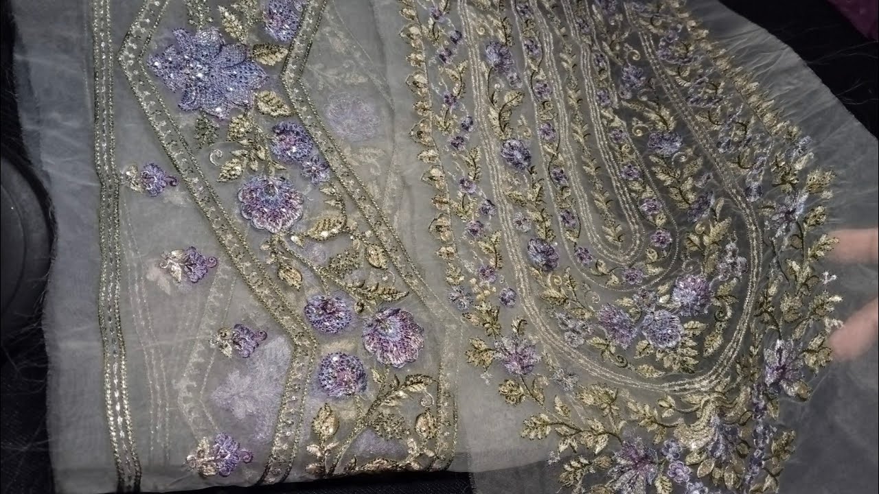 14 FEB. Maria B , Sapphire BRANDED  PATCHES & NECKLINE DESIGNS😁❤️.. Whatsapp contact 03167002701