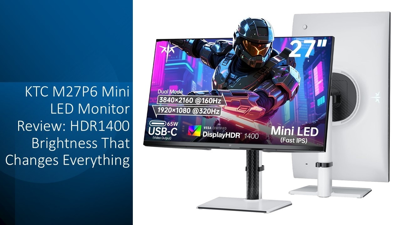 KTC M27P6 Mini LED Monitor Review: HDR1400 Brightness That Changes