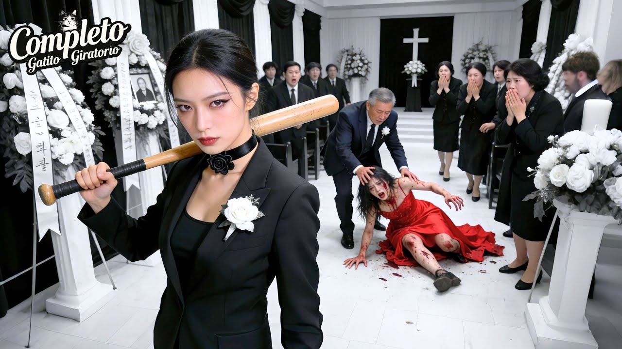 Hija ilegítima en rojo alardea en funeral de mi madre; la doy una paliza & se arrepiente de nacer!