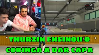 CORINGA VOLTOU PRO FREE FIRE E PEDIU PRO THURZIN COLOCAR A SENSI DELE NO EMULADOR