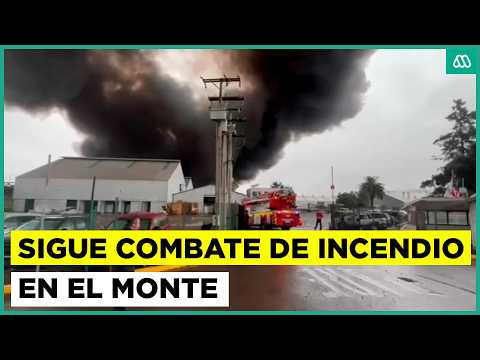 Gigantesco incendio afecta planta industrial en El Monte: Evacuaron a 150 personas