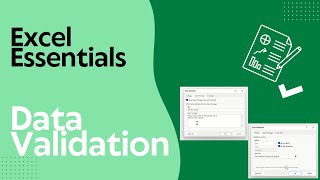 How to use Data Validation - Excel Essentials S01E05