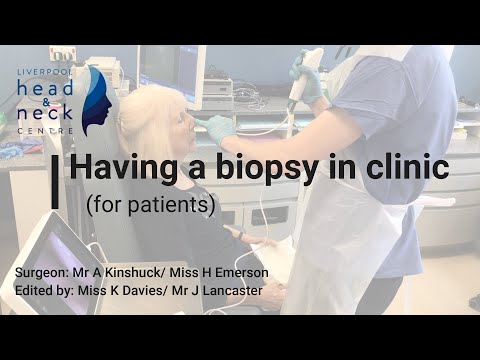 Having a biopsy in clinic (for patients) video thumbnail image