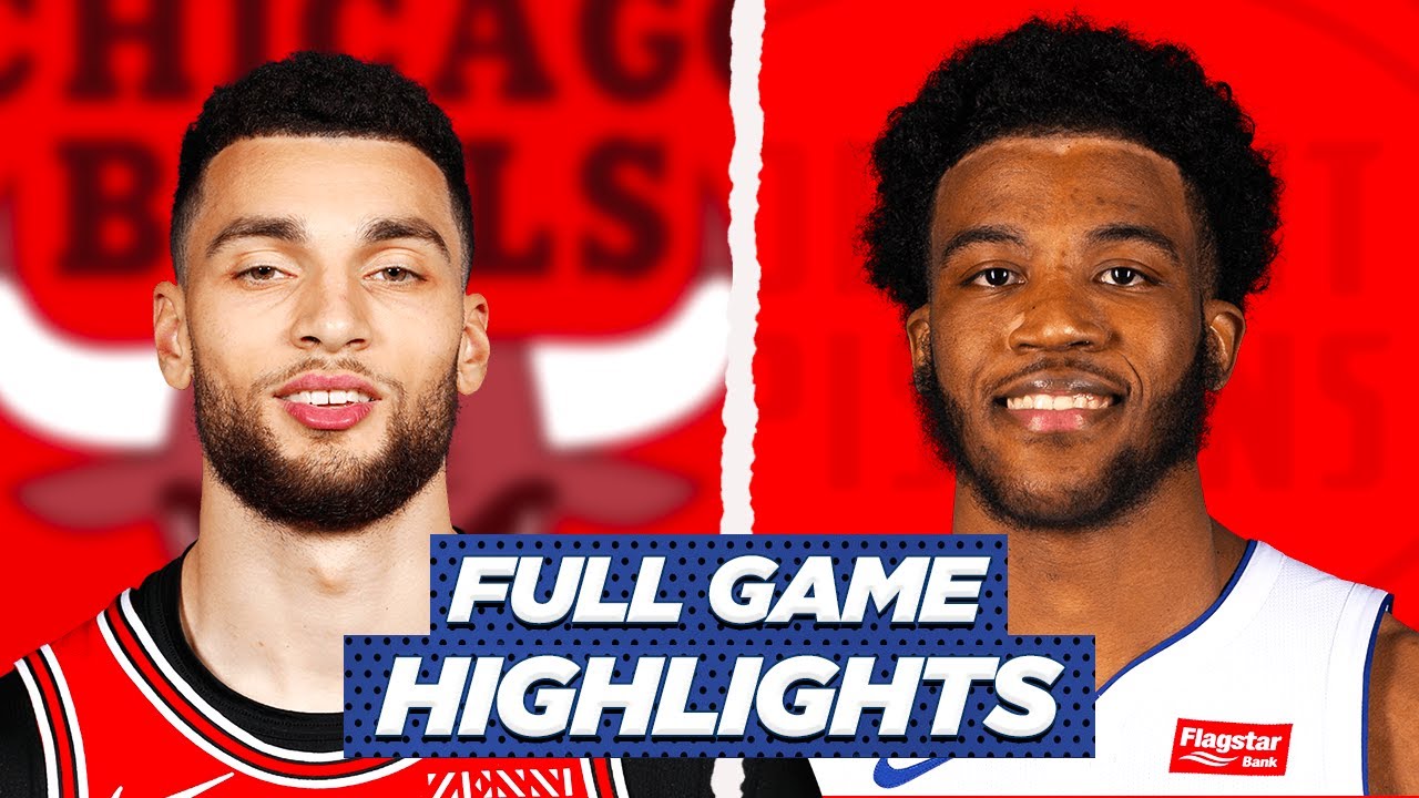 BULLS at PISTONS FULL GAME HIGHLIGHTS 2021 NBA Season YouTube