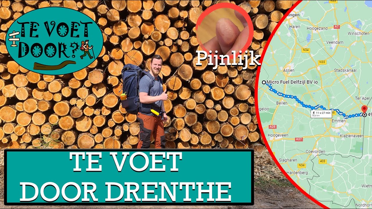 MEESTE STAPPEN OOIT OP 1 dag ! *60KM* Te voet door Drenthe #TOMOUTDOOR