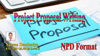 Project Proposal Writing | NPD format