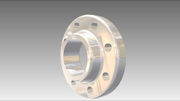 How to draw 3d Lap Joint Flange