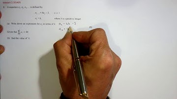 Edexcel C1 May 2014R Q3 Recurrence Relationships and Sigma