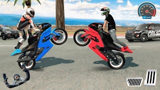 モータースポーツゲーム - モーターダートオレンジバイクレースエクストリームスタントドライビング#1 - Android / IOSゲームプレイ screenshot 4