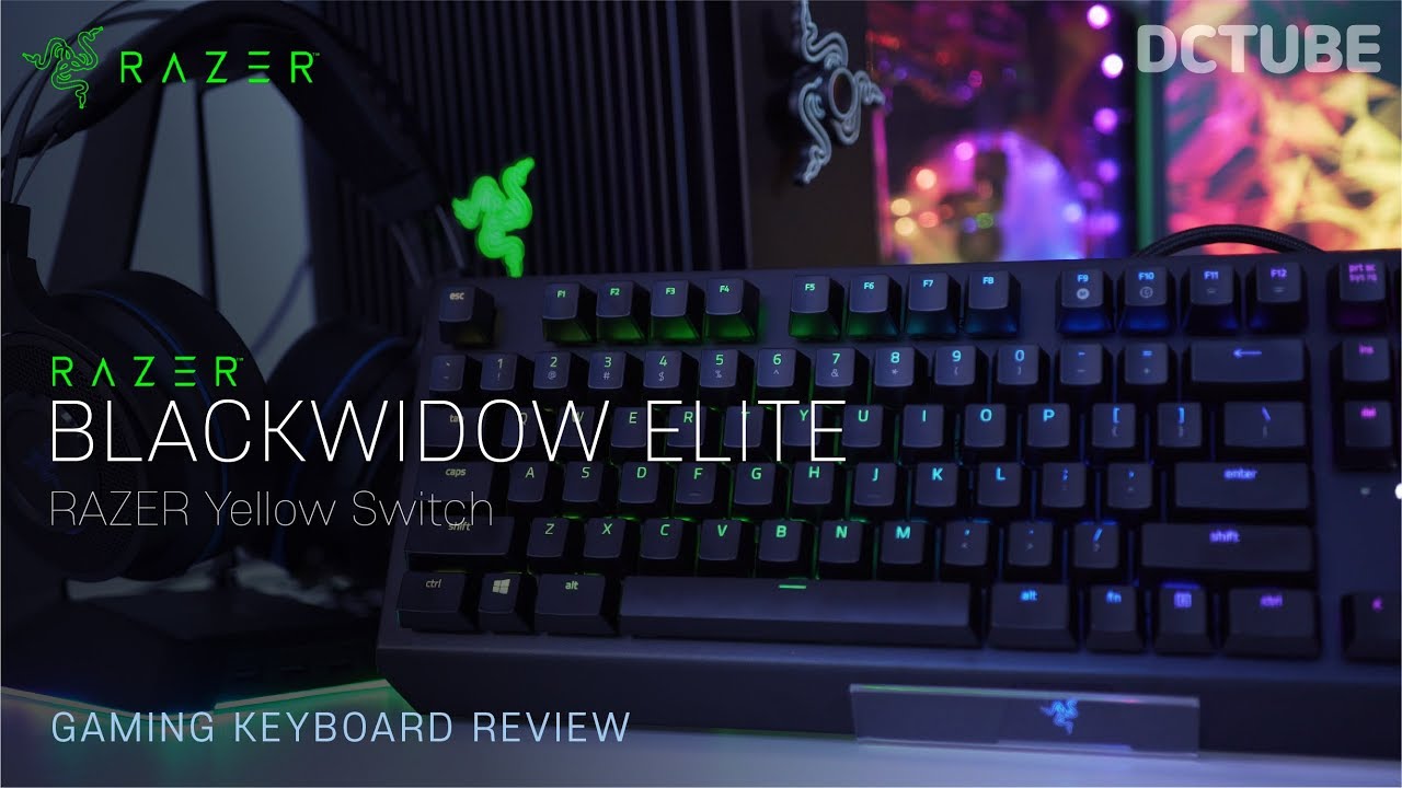 Razer Blackwidow Elite(레이저 블랙위도우 엘리트) 기계식 키보드 리뷰 