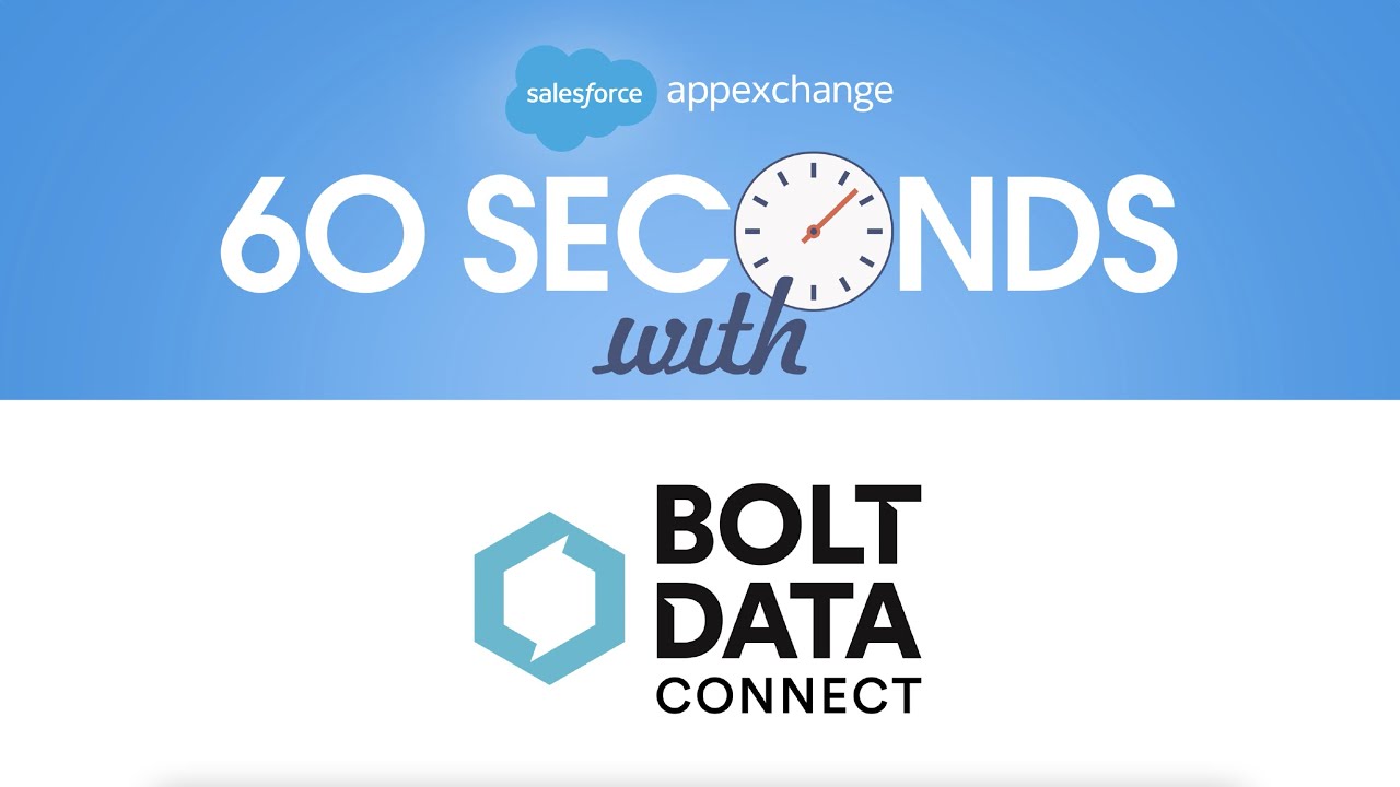 Salesforce 60 Seconds with Bolt Data Connect - YouTube