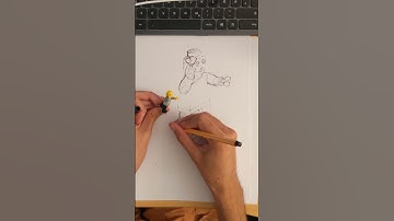 drawing a lego figure in a new pose #industrialdesign #artprocess #sketching #howtodraw #drawing