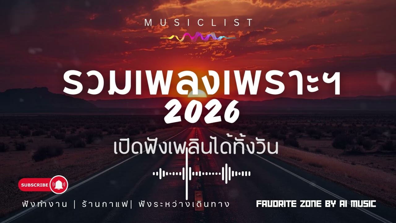 รวมเพลงเพราะ 2026 ฟังยาวๆ เพลงใหม่มาแรง ฮิตที่สุดในตอนนี้ EP.05