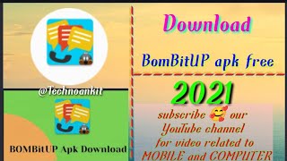 #BOMBITUP  how to download bombitup app in android