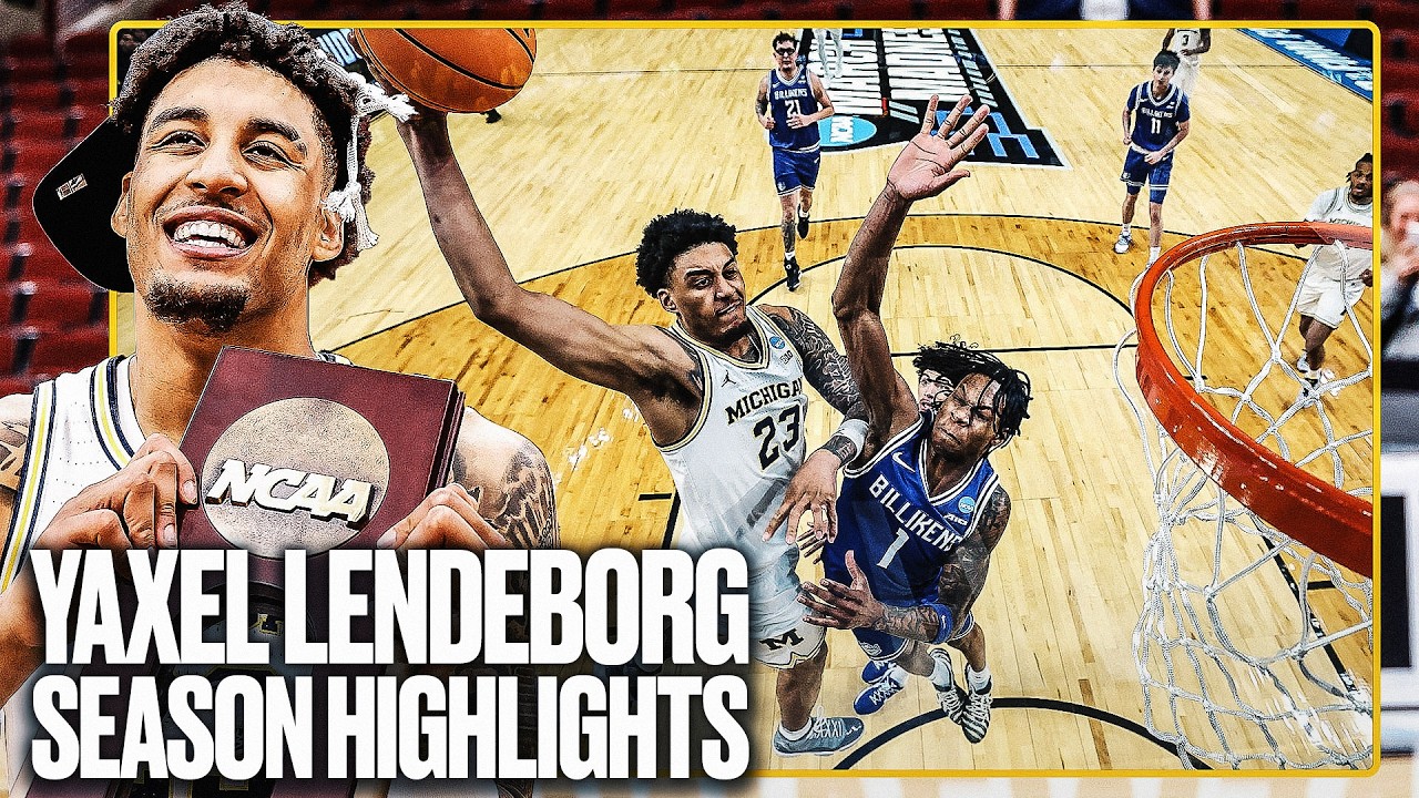 Yaxel Lendeborg Michigan Highlights | Big Ten POY & National Champion | 15.1 PPG 6.8 RPG 3.2 APG |