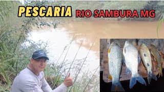 Pescaria e acampamento no rio samburá MG de piapara curimba e mandi