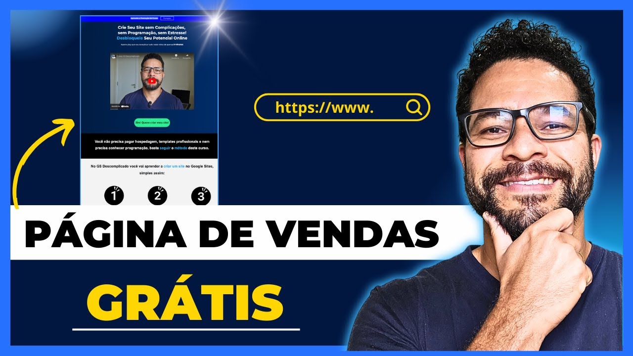 PÁGINA DE VENDAS GRÁTIS GOOGLE SITES | Como Criar sua Estrutura - Passo ...