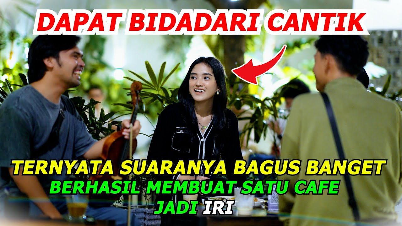 Dapat Bidadari Cantik Ternyata Suaranya Bagus Banget Berhasil Mmebuat Satu Cafe Jadi Iri