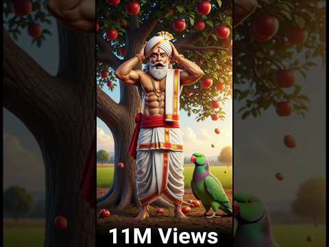 The apple tree of the farmer and the parrot did not bear apples 😭#parrots #farmer #apple