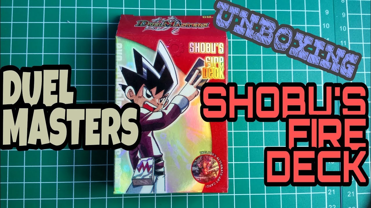 Unboxing Duel Masters Shobu"s Fire Deck (Non Original) (決闘マスター)