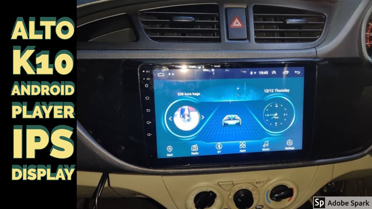 For Alto K10 Android Audio and Video Player IPS display Alto k10