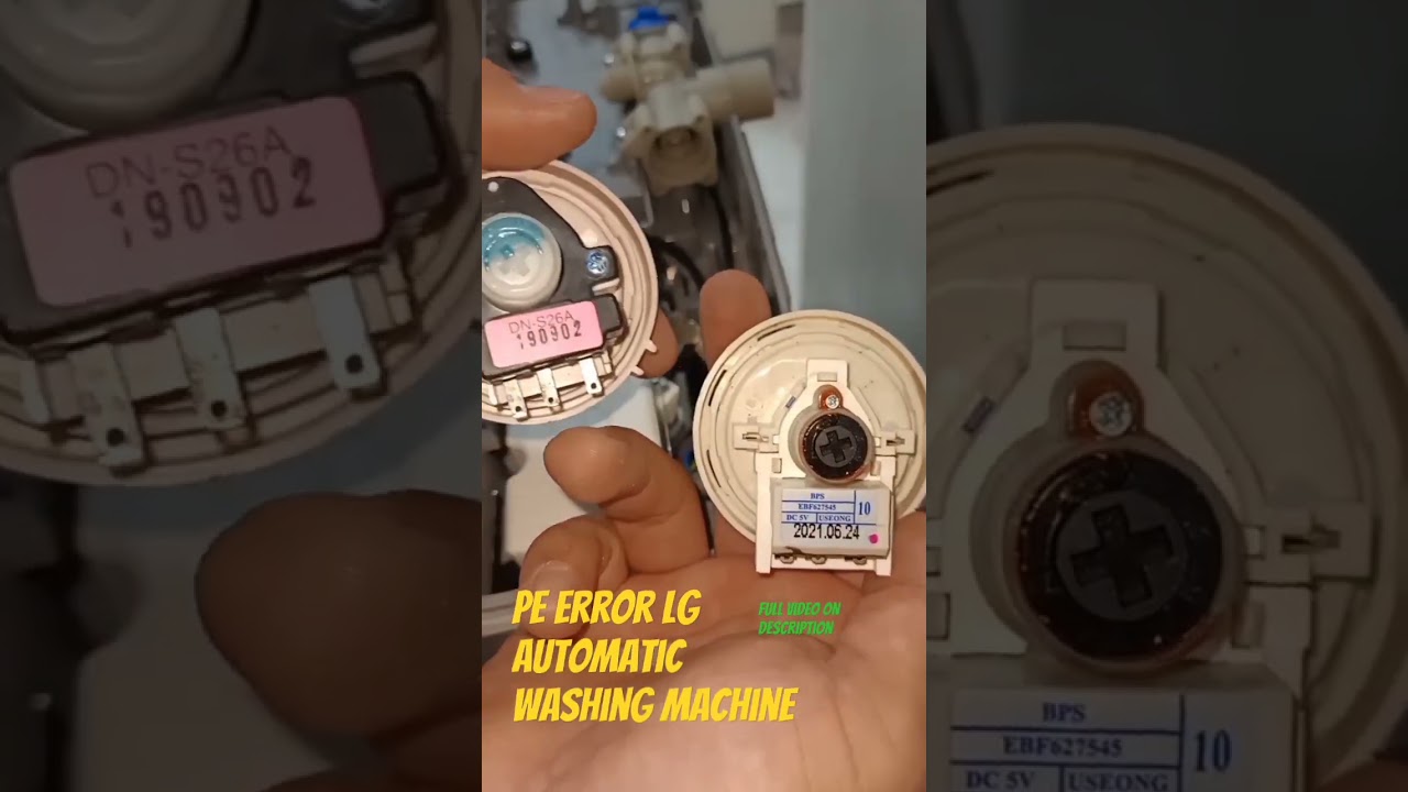 how to fix PE error LG Automatic Washing Machine | 