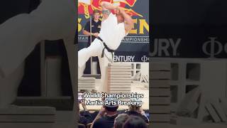 World Championship Martial Arts Concrete Breaking Finals #karate #martialarts #usopen #taekwondo