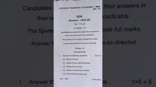 Group Theory|| MJ-5,Sem-3 ||PYQ ||Ranchi University|| B.Sc-Math||2022-27