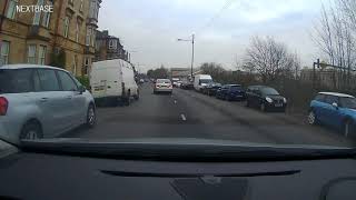 Clueless Toyota Driver! Bad Driving in Glasgow.