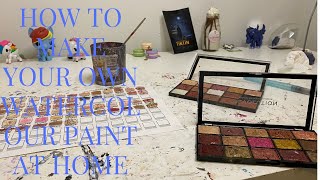 How to Make Your Own Watercolour Paint At Home With Powder Gum Arabic