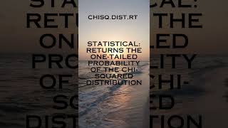 CHISQ DIST RT
