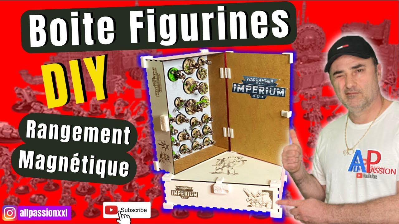 Boite Rangement figurine Warhammer 40K DIY 