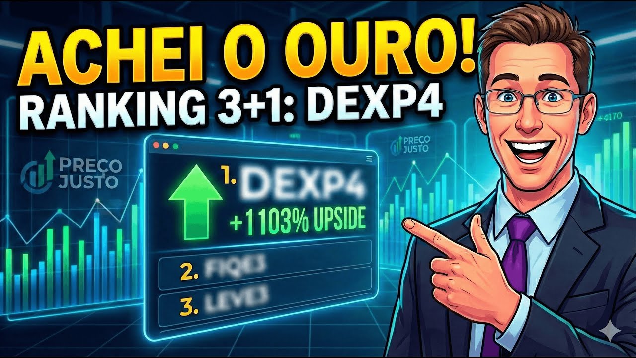 Ranking de Ações Baratas com IA: Estratégia Fundamentalista 3+1 (DEXP4, FIQE3, LEVE3)