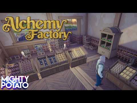 Lets Play Alchemy Factory 3 - Cleaning up our automation line