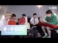 [T:TIME] TOMORROW X TOGETHER practicing jenga game! - TXT (투모로우바이투게더)