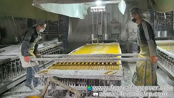 FGRP Molded Grating production process