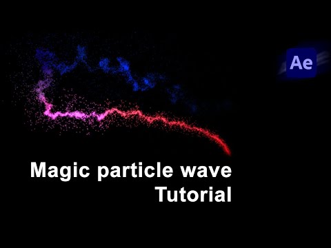 Magic particle wave in trapcode particular || after effects tutorials
