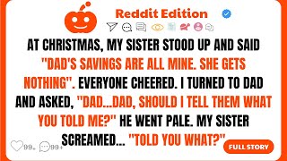 At Christmas Dinner, My Sister Declared: “Dad Is Handing Me His Entire Savings.” Dad Couldn’t Even.. Guide
