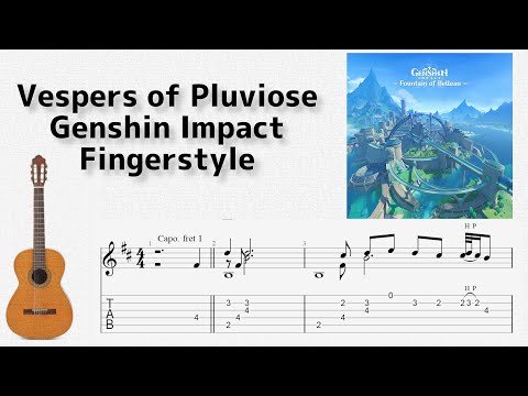 Vespers of Pluviose (Fingerstyle) - Genshin Impact